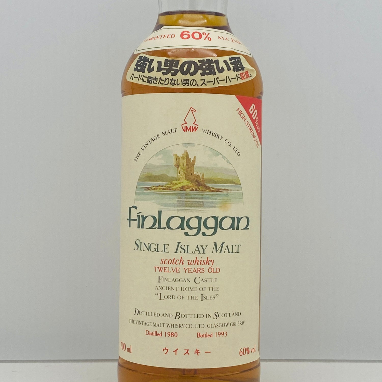 1980年蒸留樽入れ、1993年生産、フィンラガン（Finlaggan）シングル