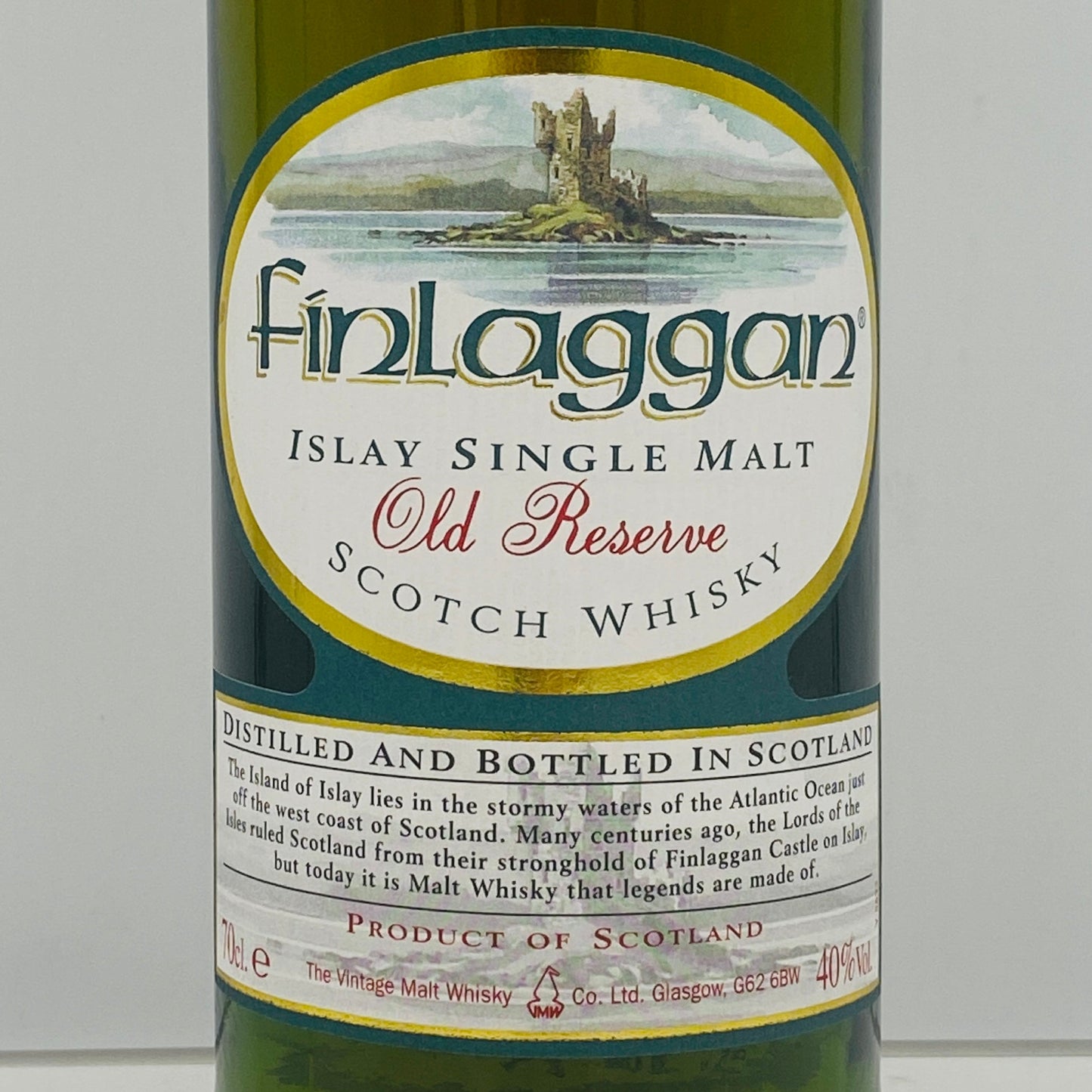 1990年代流通、フィンラガン（Finlaggan）オールドリザーブ、シングルモルトウィスキー、700ml、40% #138