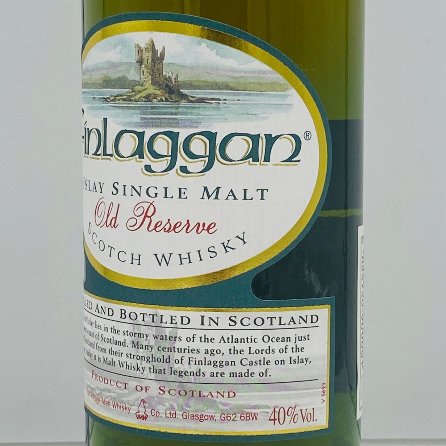 1990年代流通、フィンラガン（Finlaggan）オールドリザーブ、シングルモルトウィスキー、700ml、40% #138
