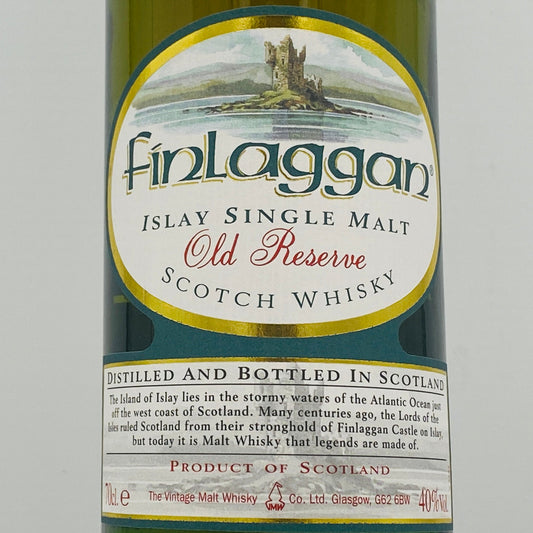 1990年代流通、フィンラガン（Finlaggan）オールドリザーブ、シングルモルトウィスキー、700ml、40% #138