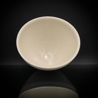 Regular Member of Japan Handicrafts Council: Teiichi Oketani II - Kinindate White Tenmoku Tea Bowl, Matchawan, Sake Vessel, Ice Bowl, Kyoto-Kiyomizu Ware #408
