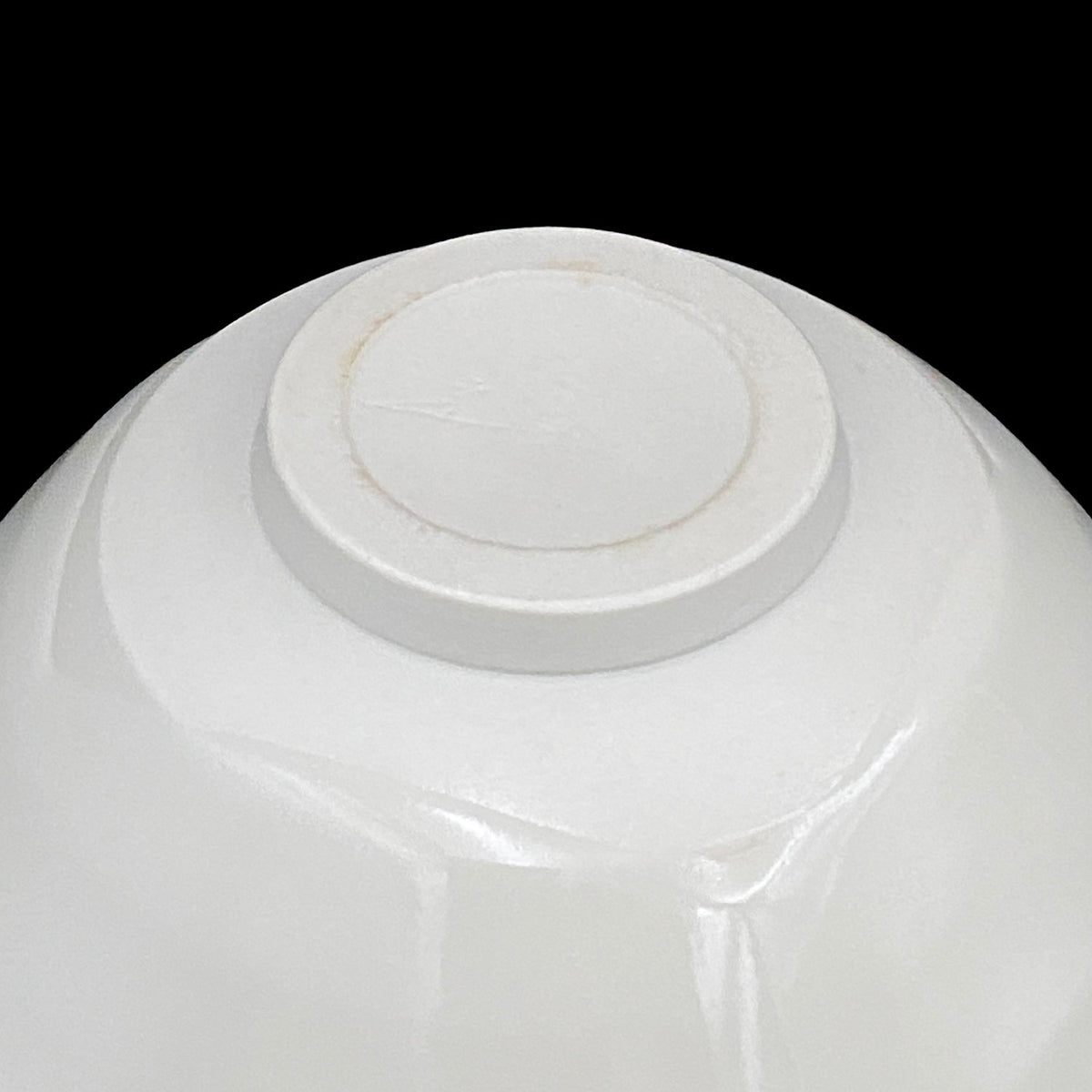 Regular Member of Japan Handicrafts Council: Teiichi Oketani II - Kinindate White Tenmoku Tea Bowl, Matchawan, Sake Vessel, Ice Bowl, Kyoto-Kiyomizu Ware #408