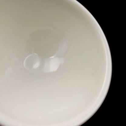 Regular Member of Japan Handicrafts Council: Teiichi Oketani II - Kinindate White Tenmoku Tea Bowl, Matchawan, Sake Vessel, Ice Bowl, Kyoto-Kiyomizu Ware #408