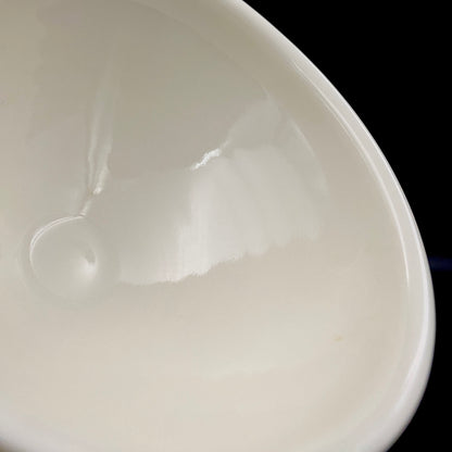 Regular Member of Japan Handicrafts Council: Teiichi Oketani II - Kinindate White Tenmoku Tea Bowl, Matchawan, Sake Vessel, Ice Bowl, Kyoto-Kiyomizu Ware #408