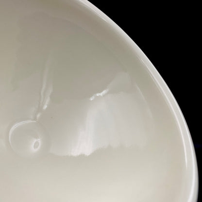 Regular Member of Japan Handicrafts Council: Teiichi Oketani II - Kinindate White Tenmoku Tea Bowl, Matchawan, Sake Vessel, Ice Bowl, Kyoto-Kiyomizu Ware #408