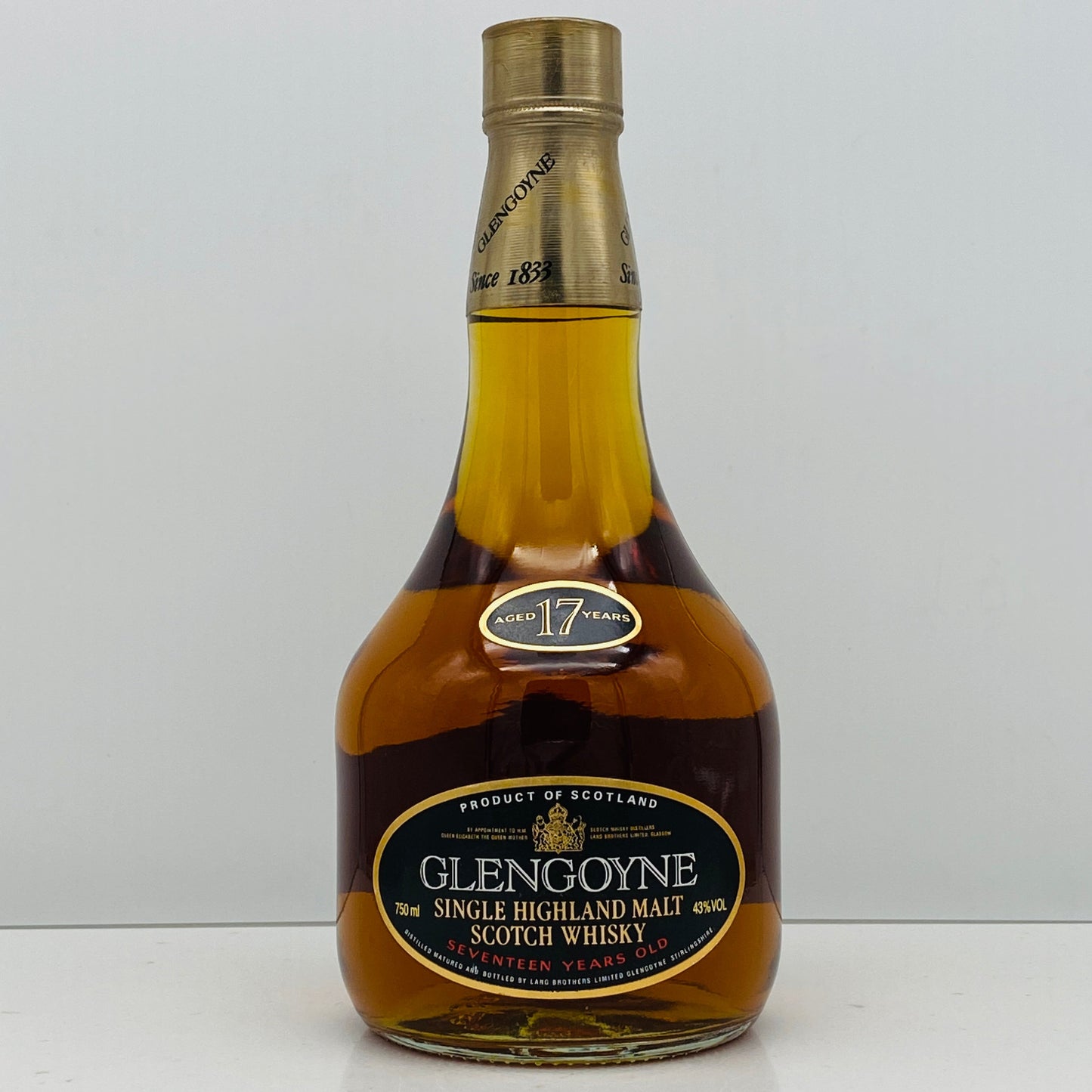 1980年代流通、グレンゴイン（Glengoyne）17年、750ml、43%、ウィスキー特級 #144
