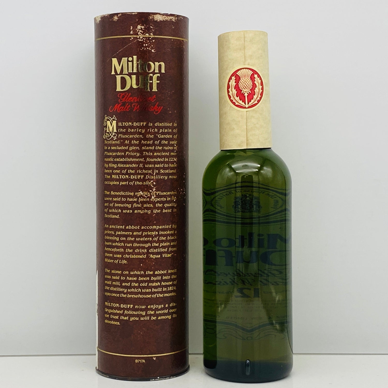 1980年代半ばイタリア市場流通、ミルトンダフ （MILTONDUFF）12年