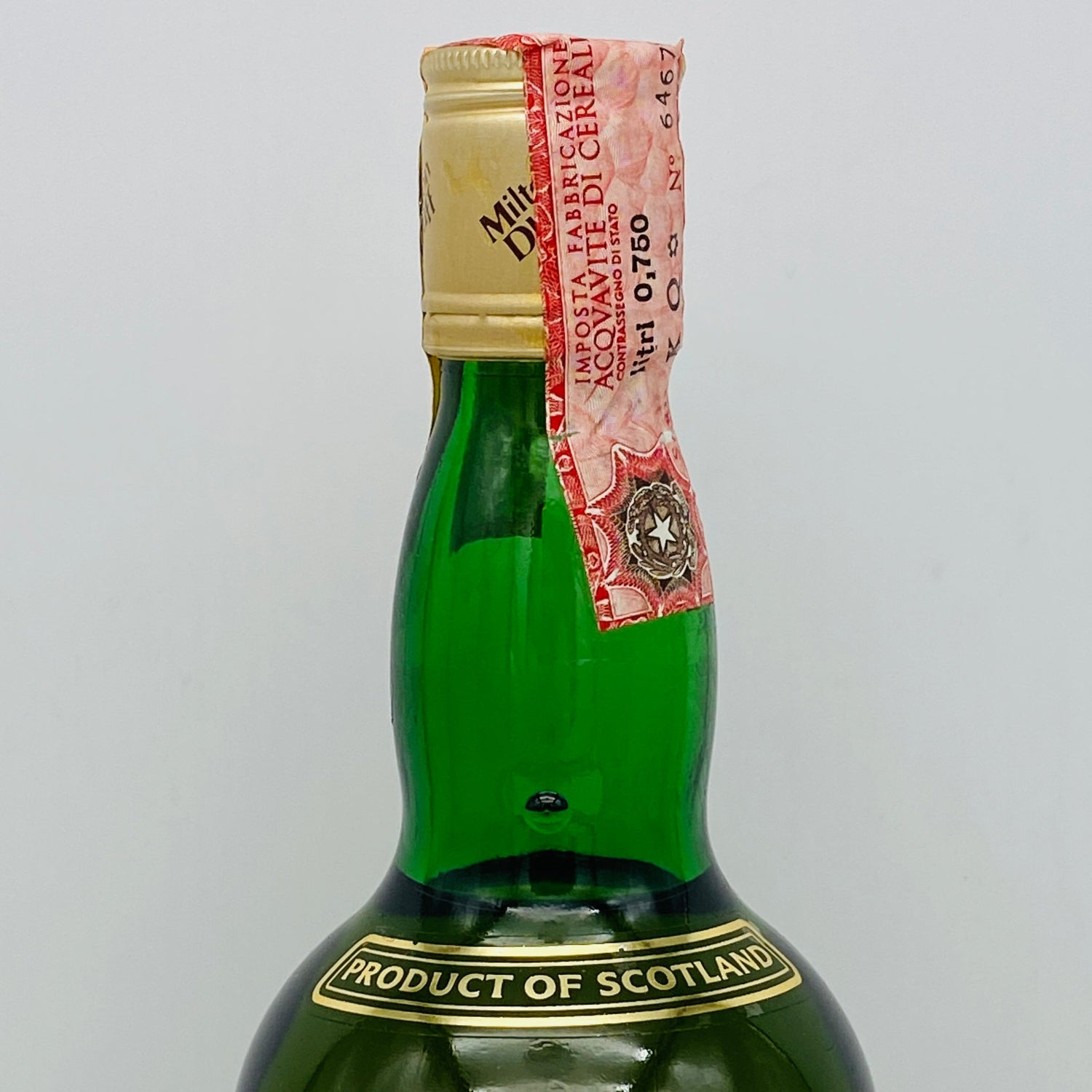 1980年代半ばイタリア市場流通、ミルトンダフ （MILTONDUFF）12年