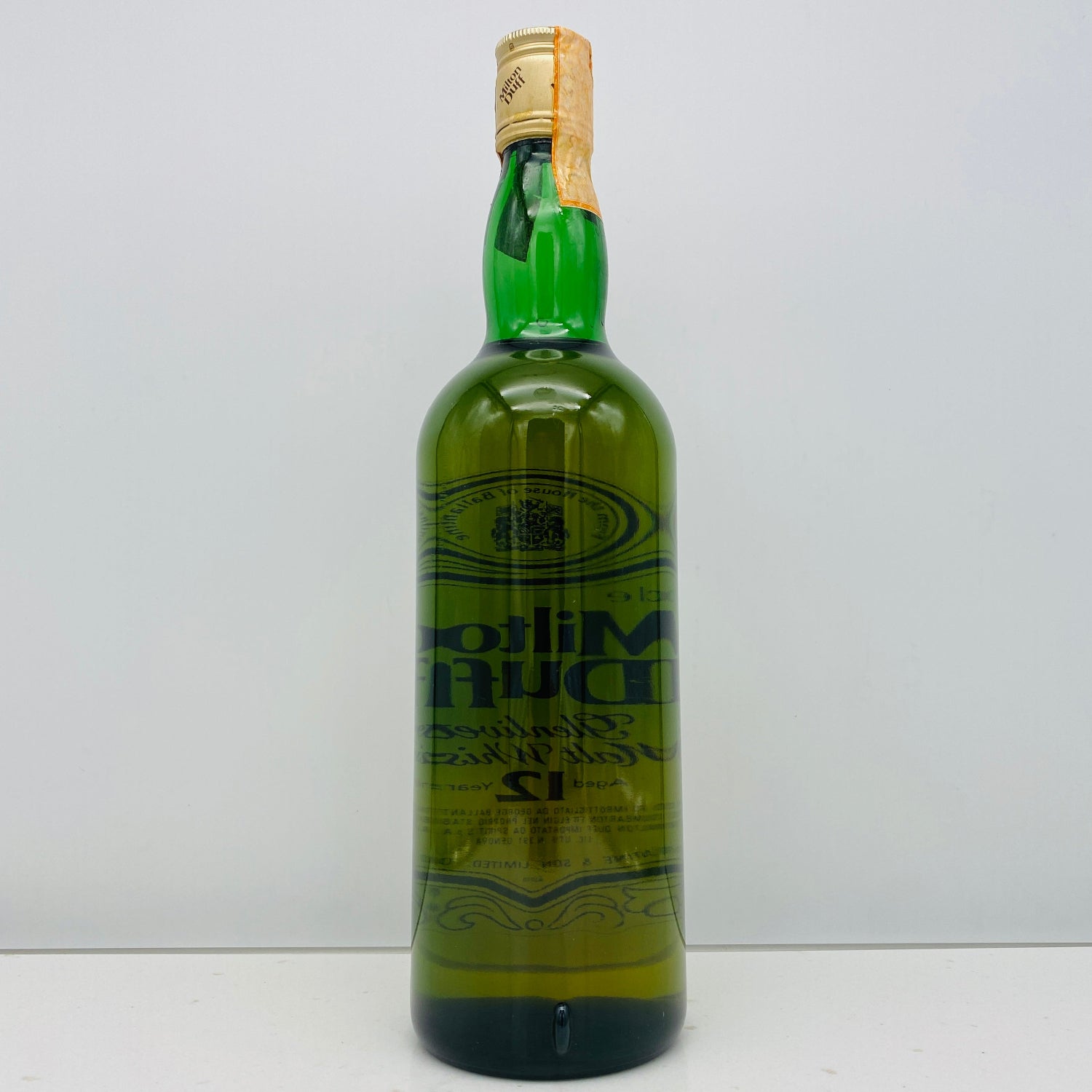 1980年代半ばイタリア市場流通、ミルトンダフ （MILTONDUFF）12年