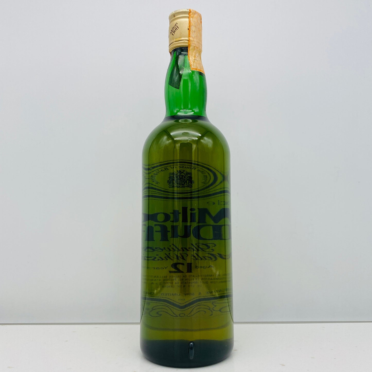 1980年代半ばイタリア市場流通、ミルトンダフ （MILTONDUFF）12年、750ml, 43%  #145