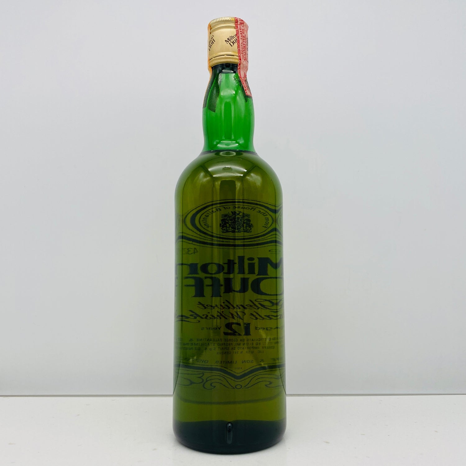 1980年代半ばイタリア市場流通、ミルトンダフ （MILTONDUFF）12年