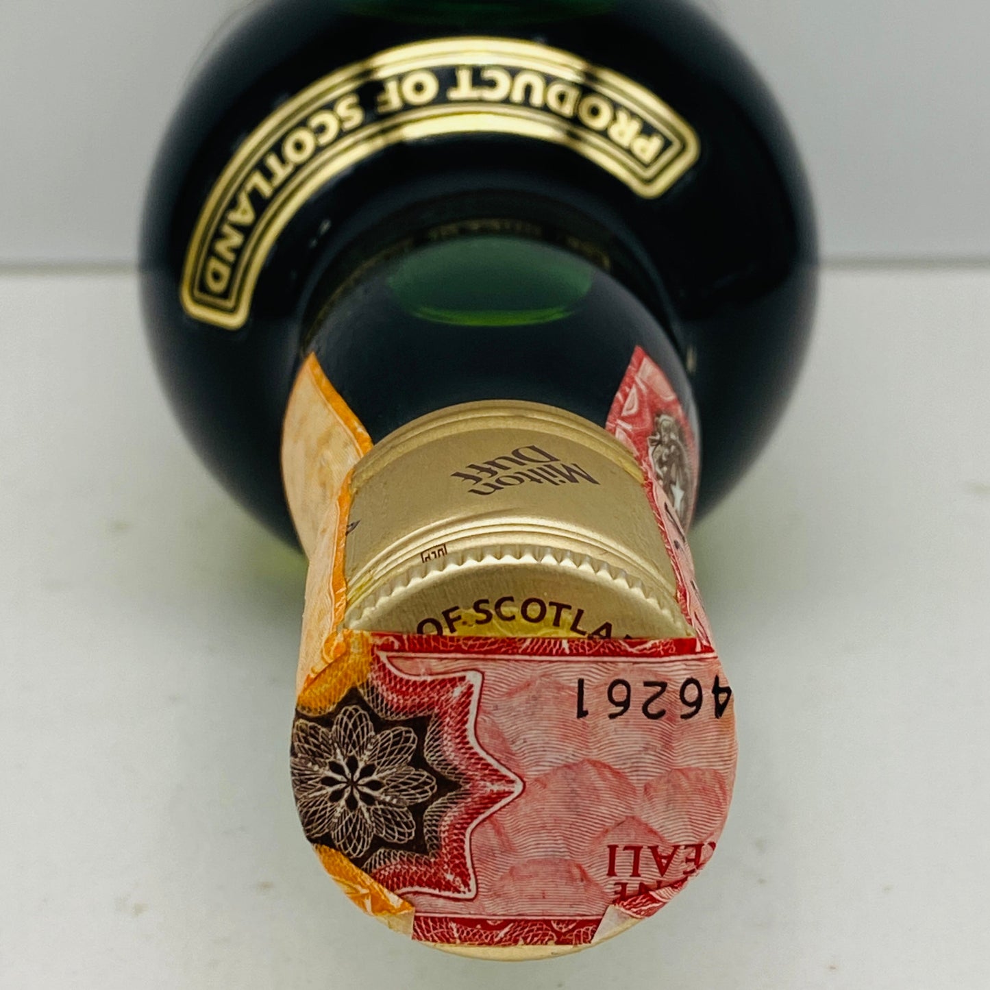 1980年代半ばイタリア市場流通、ミルトンダフ （MILTONDUFF）12年、750ml, 43%  # 146