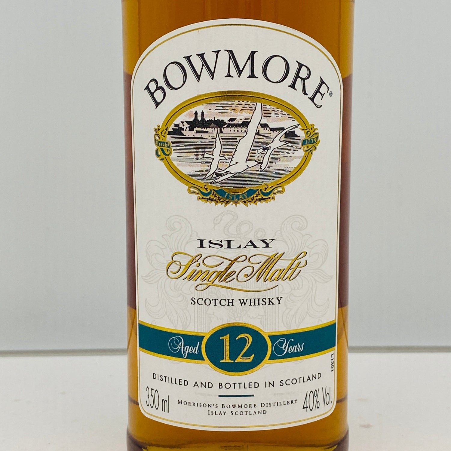 1990年代流通、ボウモア（BOWMORE）12年、ハーフボトル 350ml、40