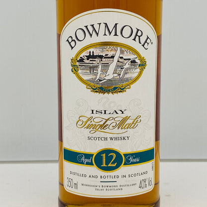 1990年代流通、ボウモア（BOWMORE）12年、ハーフボトル 350ml、40% スクリューキャップ #148