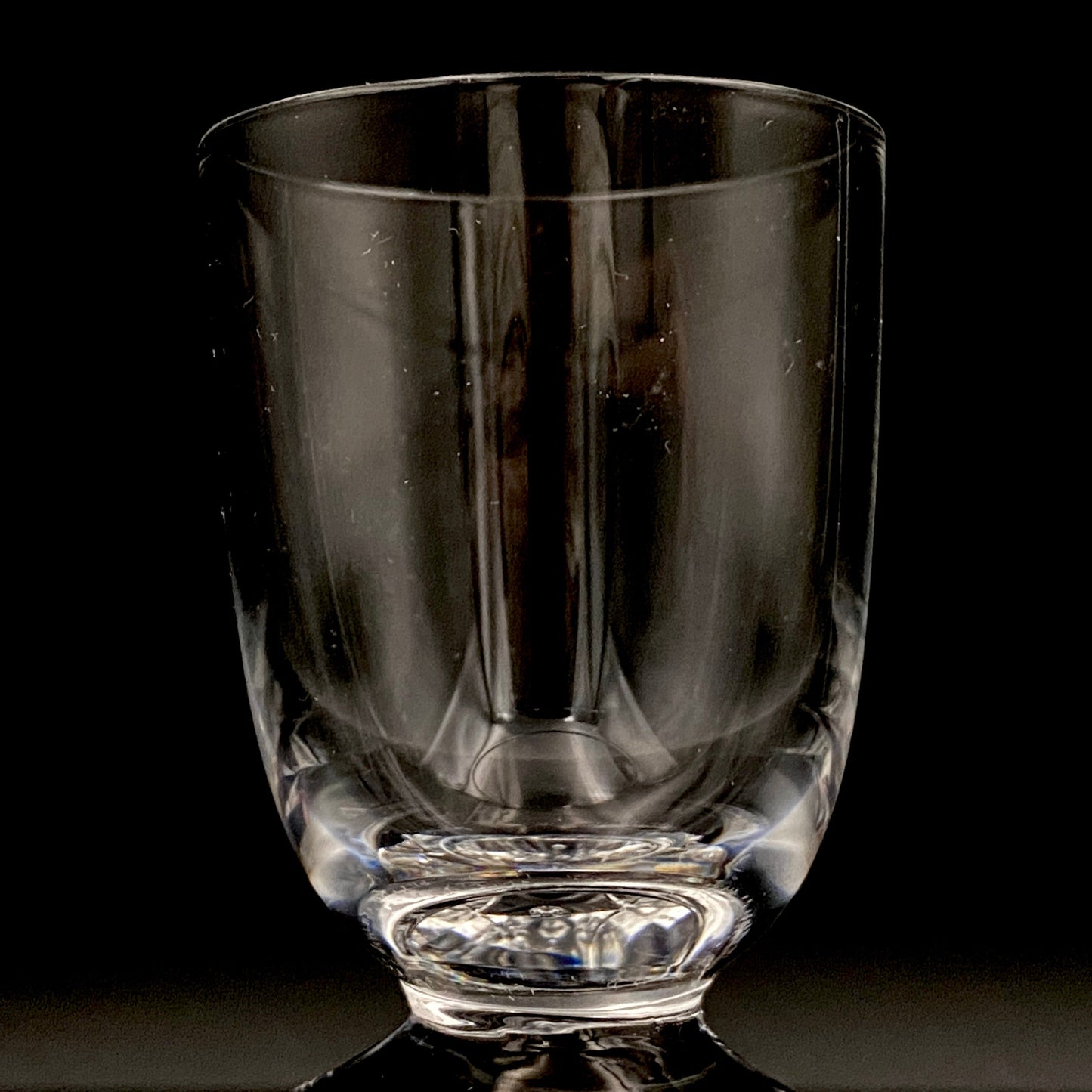 吉田 丈夫 晩年作 手吹き硝子 クリスタル酒杯 『光の彫刻』#139