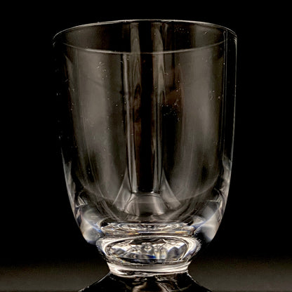 吉田 丈夫 晩年作 手吹き硝子 クリスタル酒杯 『光の彫刻』#139