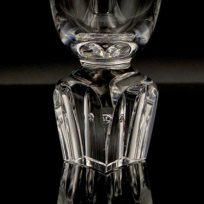 吉田 丈夫 晩年作 手吹き硝子 クリスタル酒杯 『光の彫刻』#139