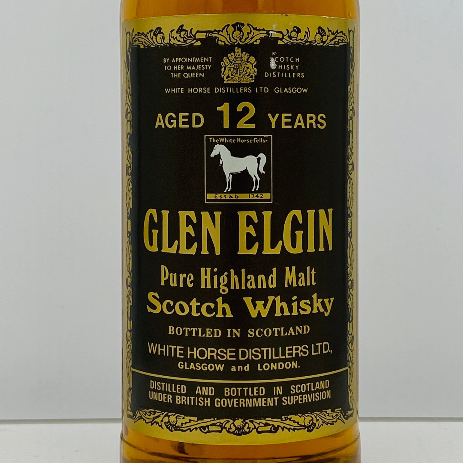1970年代半ば流通、WHITE HORSE DISTILLERS LTD. グレンエルギン（GLEN