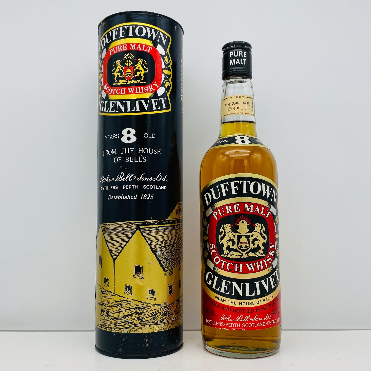 1970年代後半前半流通、ダフタウン（DUFFTOWN）8年、750ml、46