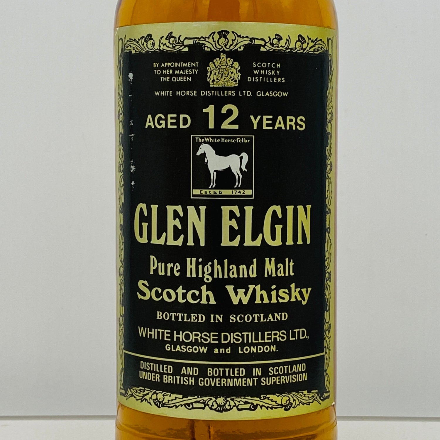 1970年代半ば流通、WHITE HORSE DISTILLERS LTD. グレンエルギン（GLEN