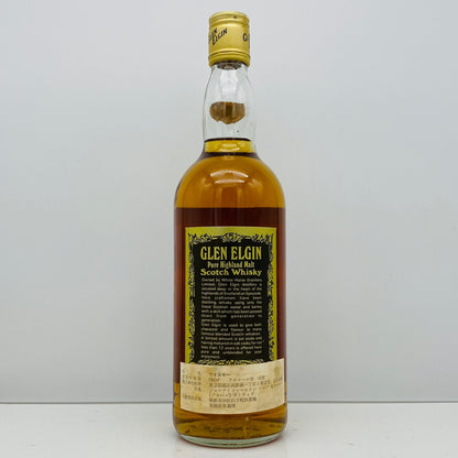 1970年代半ば流通、WHITE HORSE DISTILLERS LTD. グレンエルギン（GLEN ELGIN）12年、750ml、43% #150