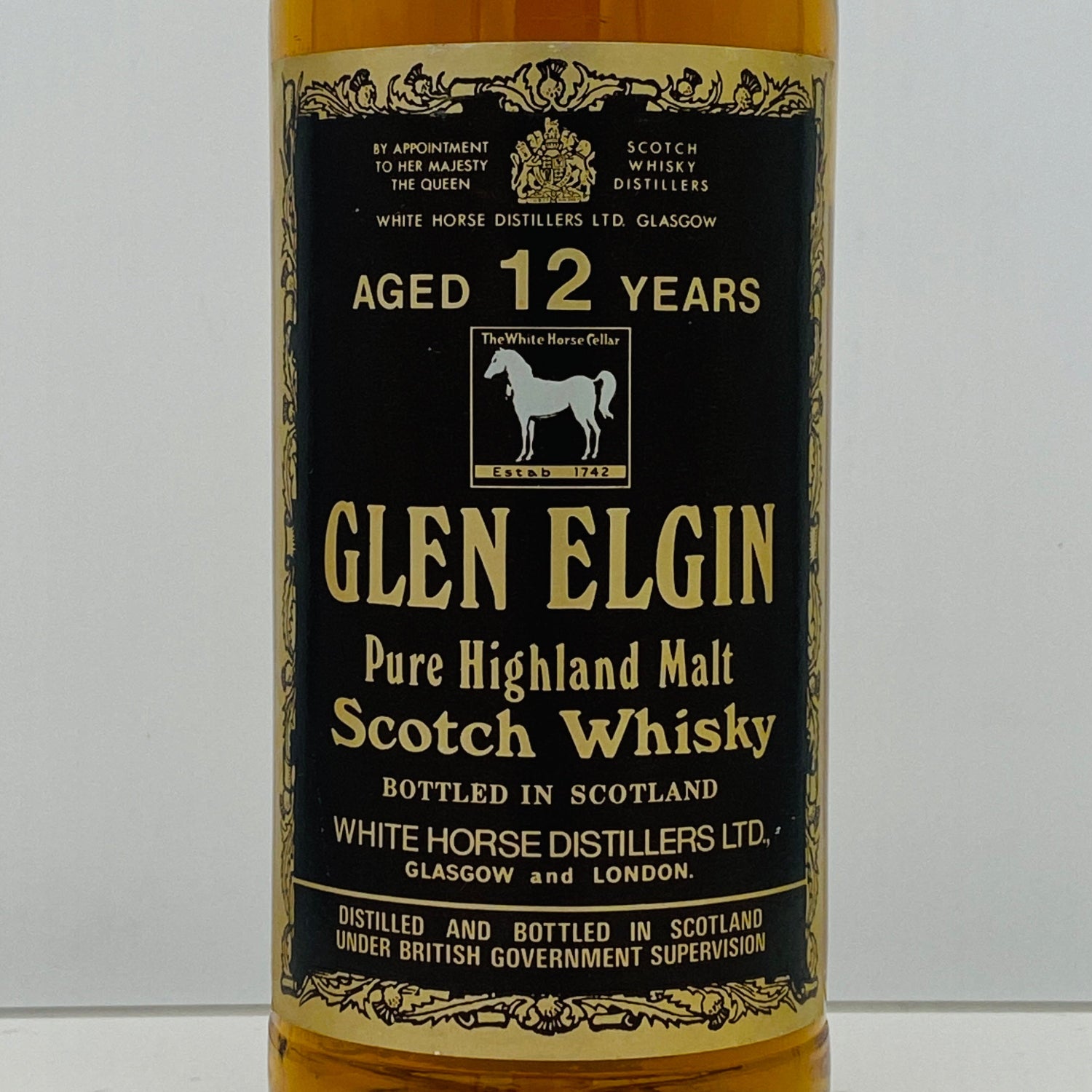 1970年代半ば流通、WHITE HORSE DISTILLERS LTD. グレンエルギン（GLEN