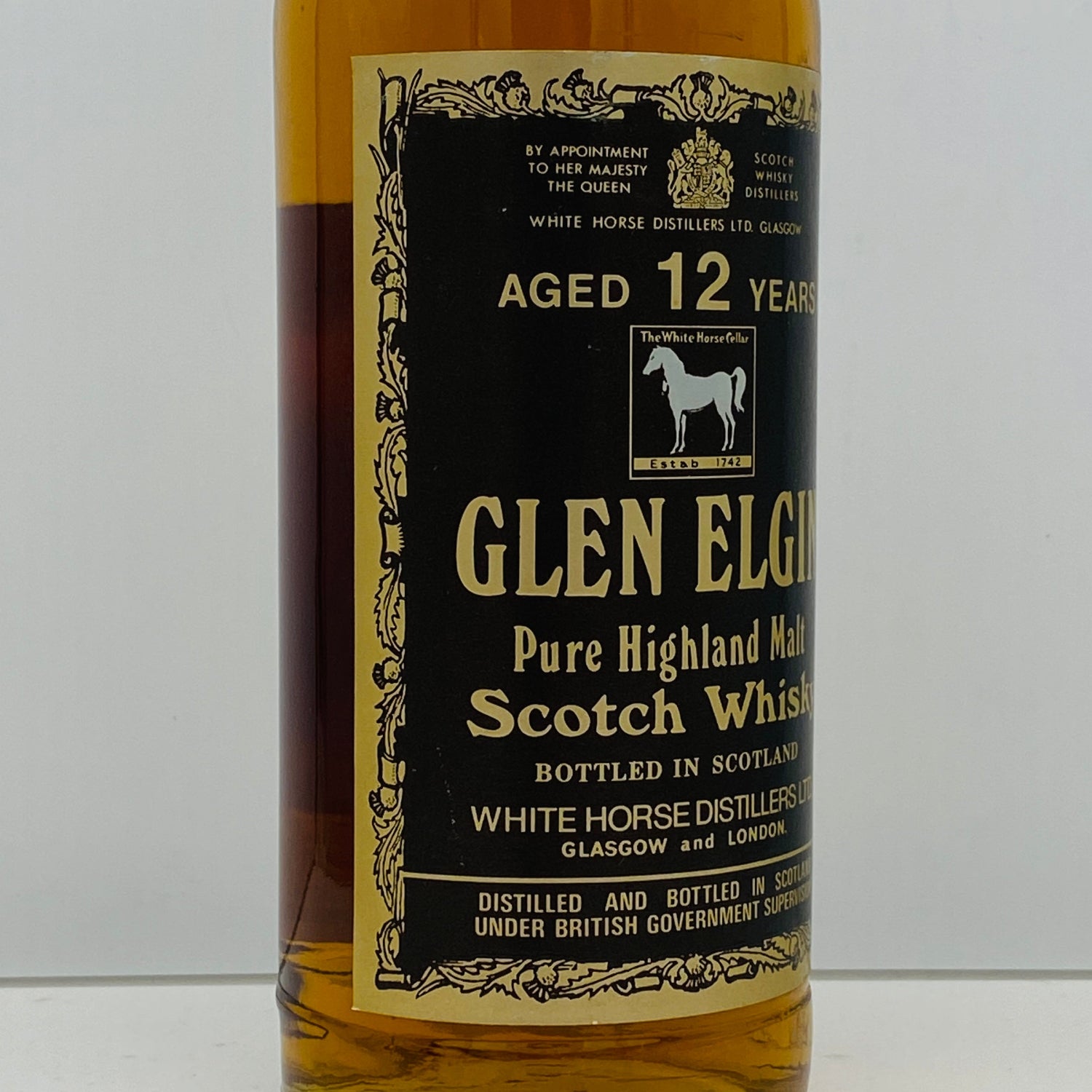 1970年代半ば流通、WHITE HORSE DISTILLERS LTD. グレンエルギン（GLEN