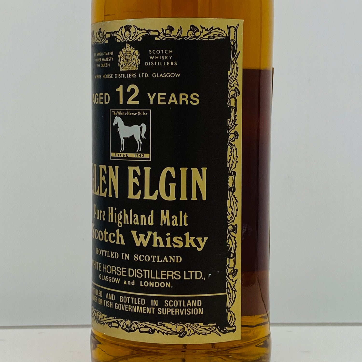 1970年代半ば流通、WHITE HORSE DISTILLERS LTD. グレンエルギン（GLEN