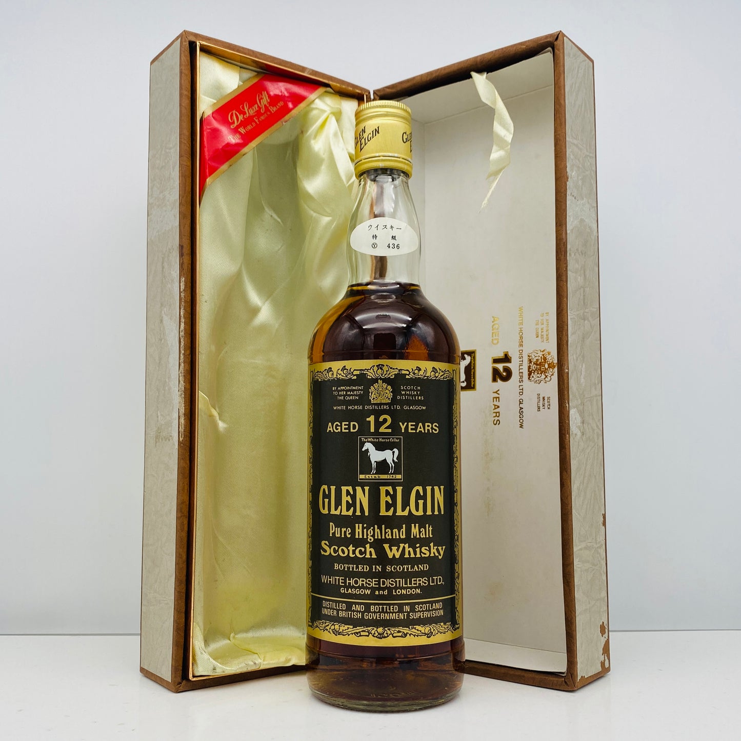 1970年代半ば流通、WHITE HORSE DISTILLERS LTD. グレンエルギン（GLEN ELGIN）12年、750ml、43% #152