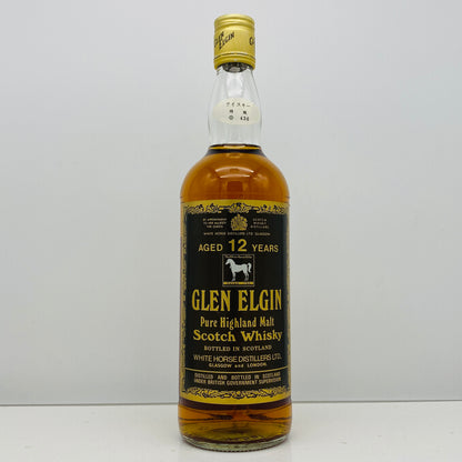 1970年代半ば流通、WHITE HORSE DISTILLERS LTD. グレンエルギン（GLEN ELGIN）12年、750ml、43% #152