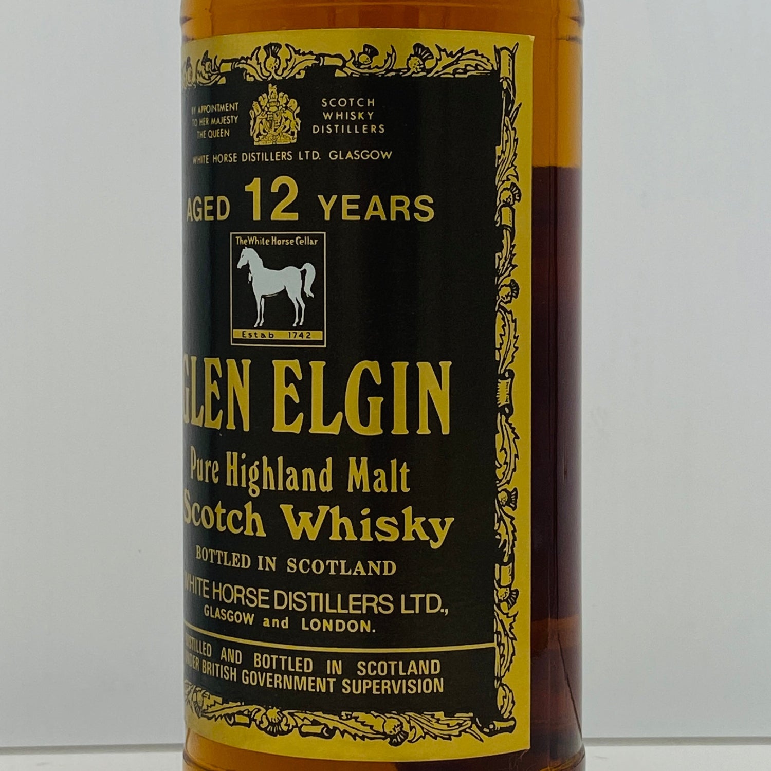 1970年代半ば流通、WHITE HORSE DISTILLERS LTD. グレンエルギン（GLEN