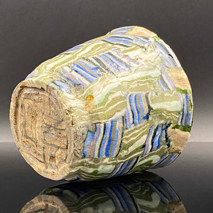 内田泰秀 晚年成熟期的杰作，失传的幻之技法“表里贯通锦练上手”陶瓷威士忌杯 #156