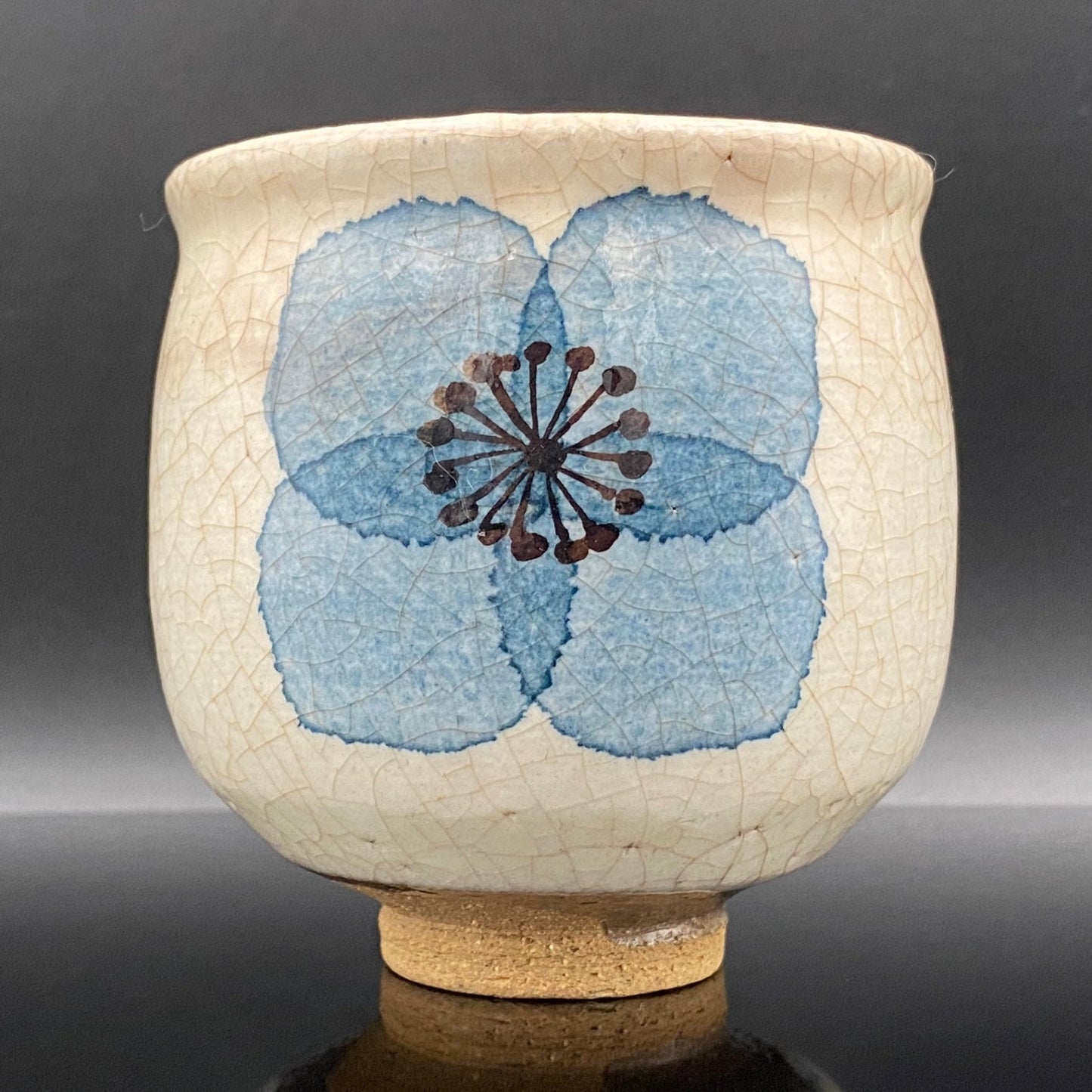 Katsumi Eguchi: Masterpiece of His Prime - Washi-Dye Floral Motif, Supreme Whiskey Rock Glass Set of Two #157