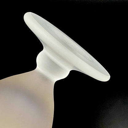 石井 康治 作 手吹き工芸硝子 金彩細工 結び文 酒杯 1点 #159