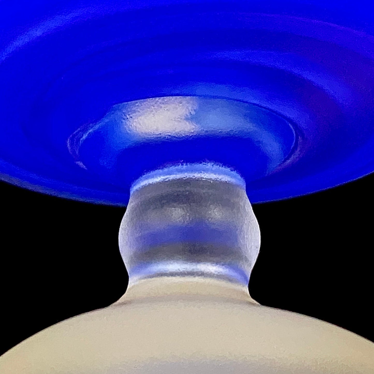 藤田 潤 作 手吹硝子 大振りぐい呑  人気作家の稀少な酒器作品 #161