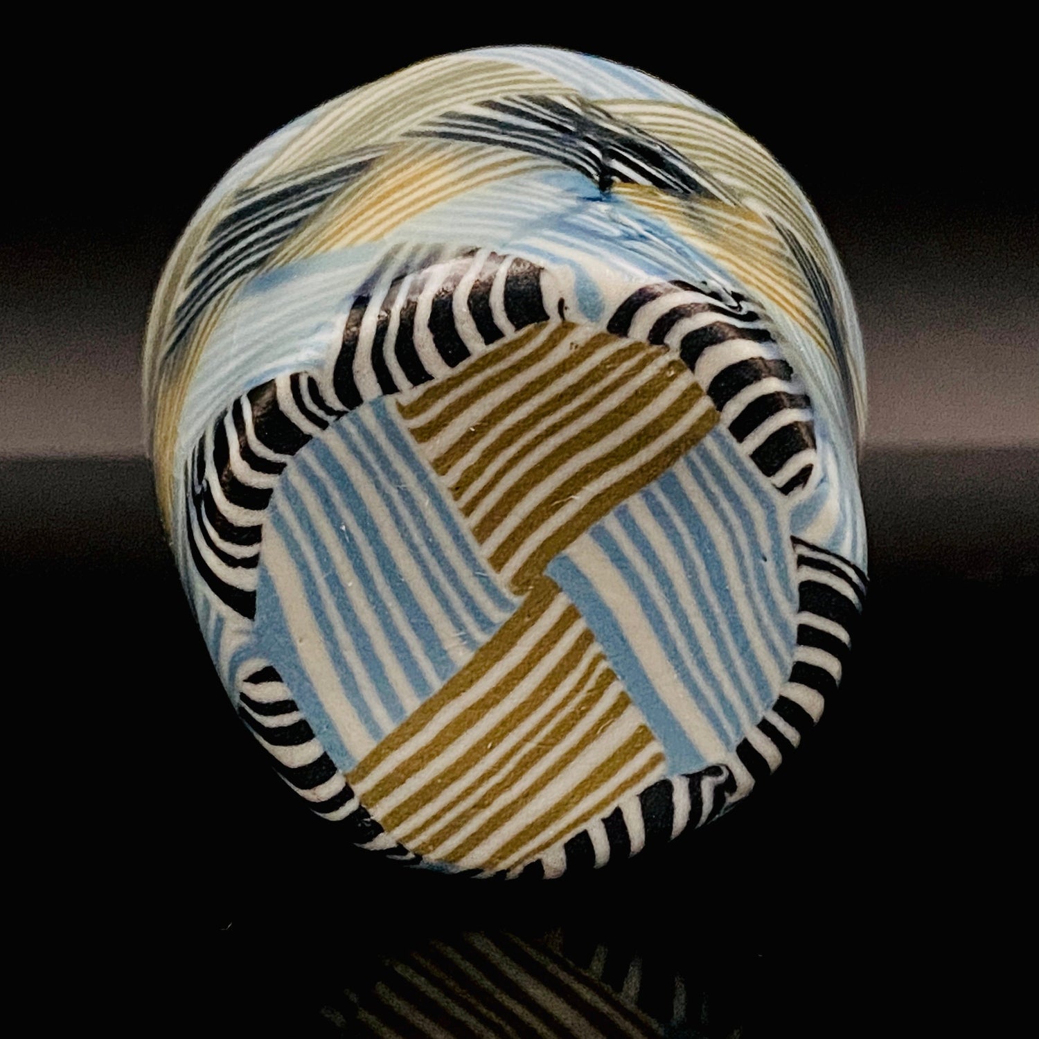 内田 泰秀 晩年成熟期の傑作、失われた幻の技法「表裏貫通錦練上手」陶製ショットグラス