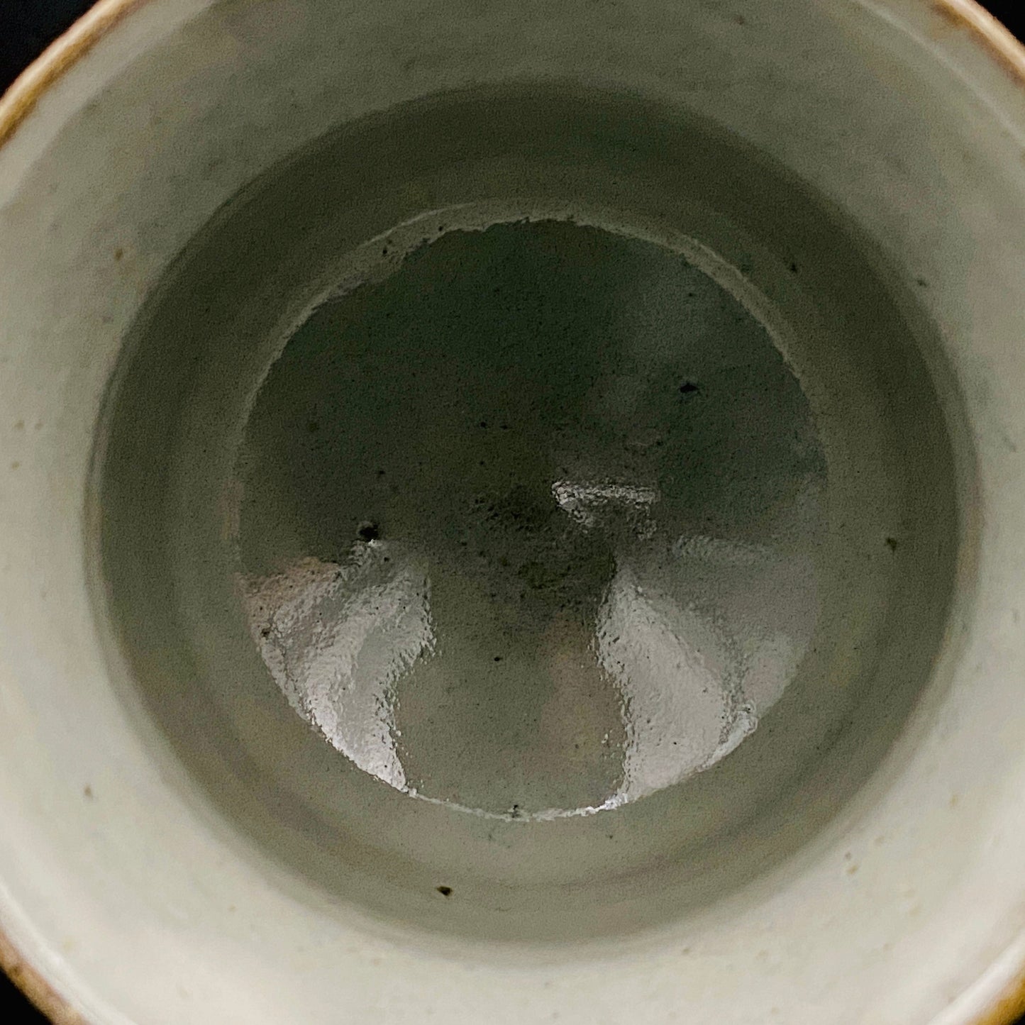 人间国宝 岛冈达三（Shimaoka Tatsuzo） 晚年杰作 绳文象嵌盐釉 夫妇汤吞 威士忌杯 两件套 #170