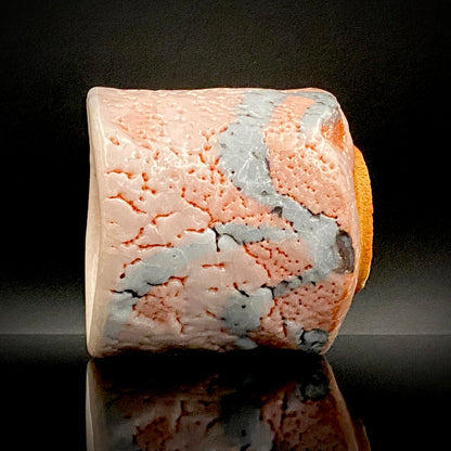 Japan Flower Vase and Tea Utensil Art Exhibition, Prize in the Minister of Education Division | Mino, Takaneyama-shita Kiln | Ichiyo Nakajima | Shino Meoto Yunomi (Pair of Teacups) | Japanese-Style Rocks Glasses #316