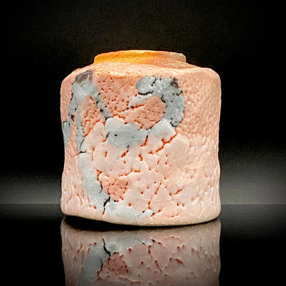 Japan Flower Vase and Tea Utensil Art Exhibition, Prize in the Minister of Education Division | Mino, Takaneyama-shita Kiln | Ichiyo Nakajima | Shino Meoto Yunomi (Pair of Teacups) | Japanese-Style Rocks Glasses #316