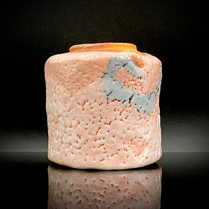 Japan Flower Vase and Tea Utensil Art Exhibition, Prize in the Minister of Education Division | Mino, Takaneyama-shita Kiln | Ichiyo Nakajima | Shino Meoto Yunomi (Pair of Teacups) | Japanese-Style Rocks Glasses #316