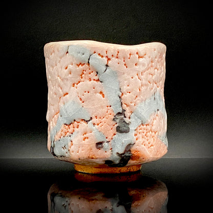 Japan Flower Vase and Tea Utensil Art Exhibition, Prize in the Minister of Education Division | Mino, Takaneyama-shita Kiln | Ichiyo Nakajima | Shino Meoto Yunomi (Pair of Teacups) | Japanese-Style Rocks Glasses #316