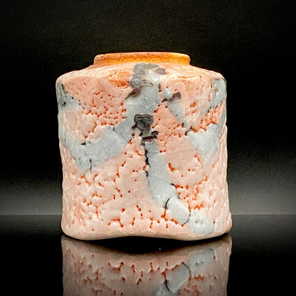 Japan Flower Vase and Tea Utensil Art Exhibition, Prize in the Minister of Education Division | Mino, Takaneyama-shita Kiln | Ichiyo Nakajima | Shino Meoto Yunomi (Pair of Teacups) | Japanese-Style Rocks Glasses #316