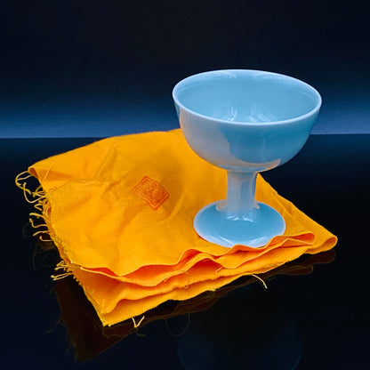 松本为佐视 (Matsumoto Isami) 作 青瓷马上杯 现代京都瓷器的至宝 #162