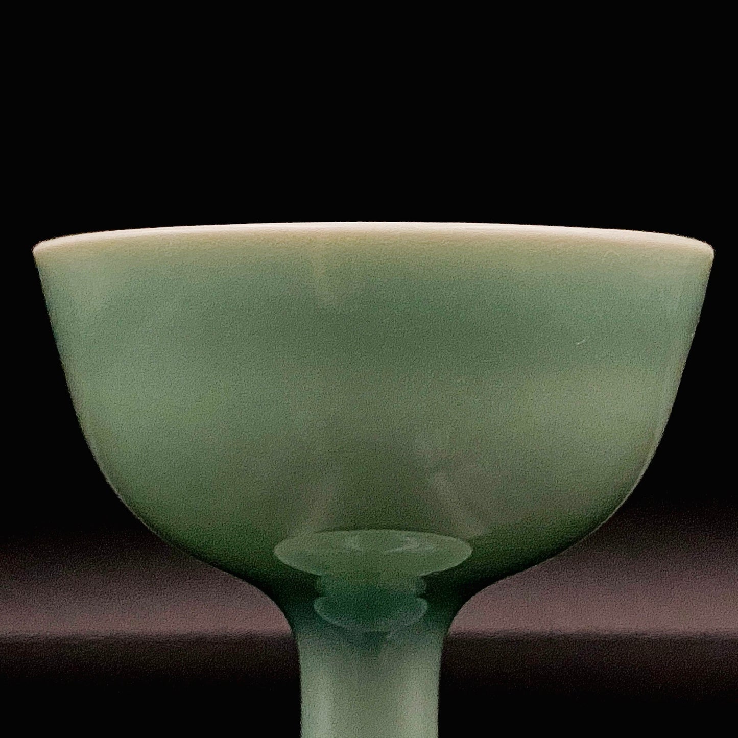 松本为佐视 (Matsumoto Isami) 作 青瓷马上杯 现代京都瓷器的至宝 #162