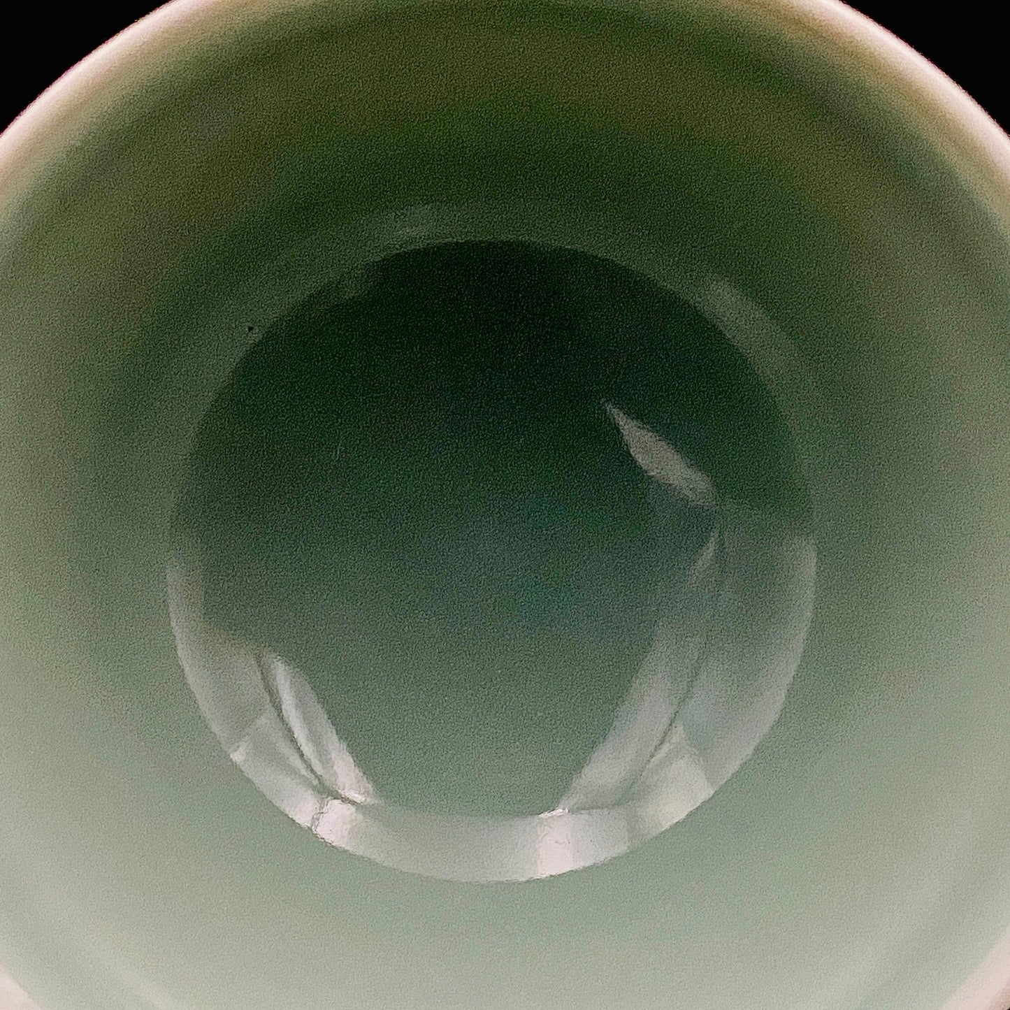 松本为佐视 (Matsumoto Isami) 作 青瓷马上杯 现代京都瓷器的至宝 #162