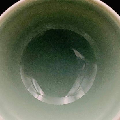 松本为佐视 (Matsumoto Isami) 作 青瓷马上杯 现代京都瓷器的至宝 #162