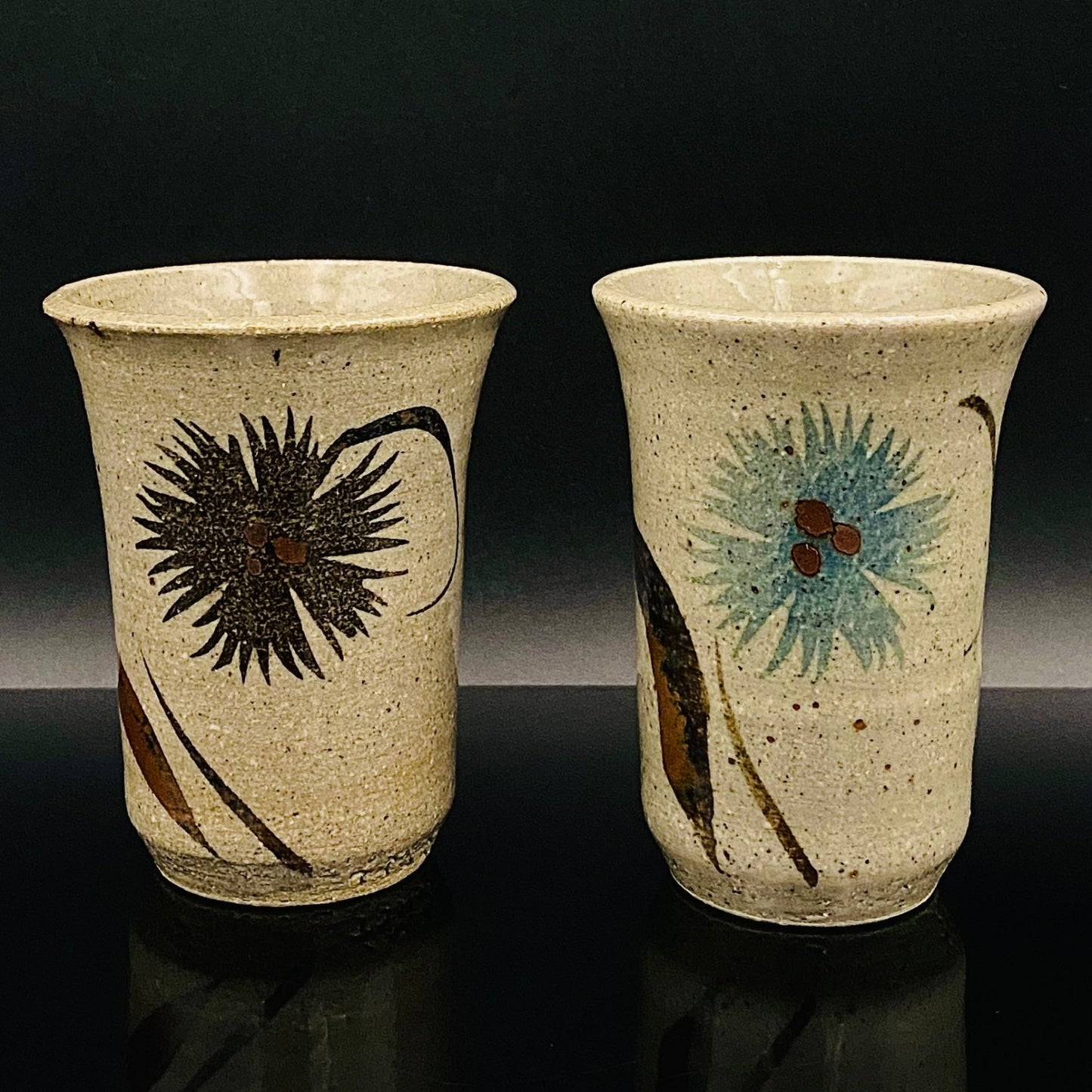 江口勝美 和紙染花文 至高のビアグラス