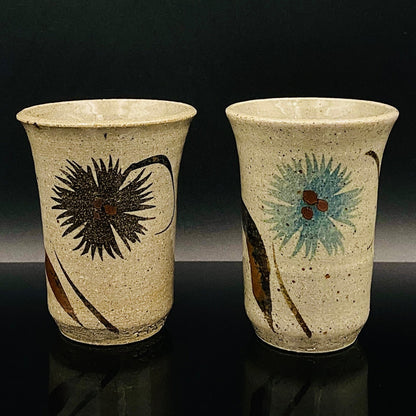 江口勝美 和紙染花文 至高のビアグラス