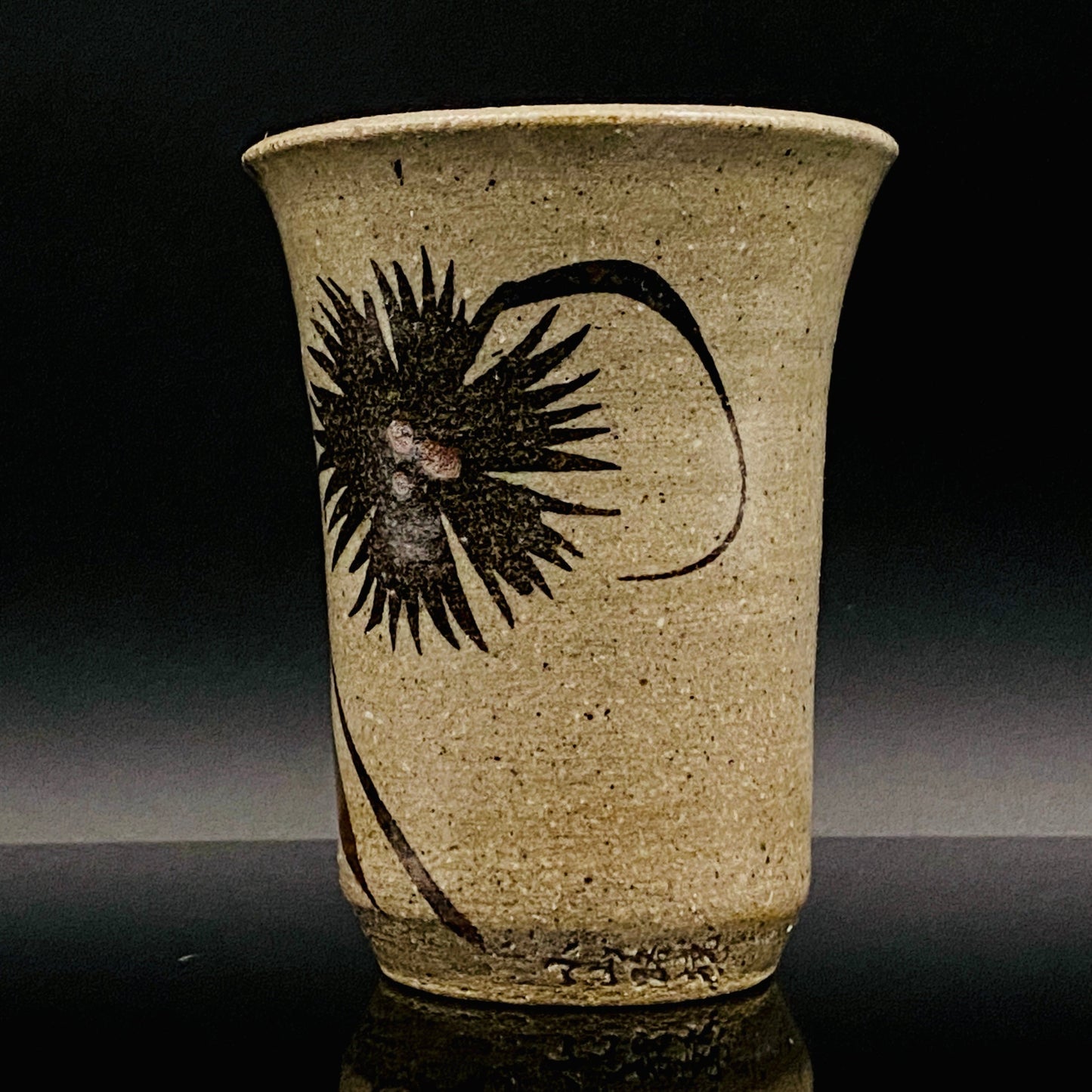 江口勝美 和紙染花文 肥前陶芸界の生ける伝説 至高のビアグラス 2点セット #167