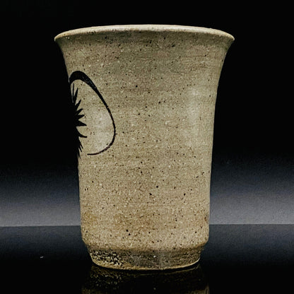 江口勝美 和紙染花文 肥前陶芸界の生ける伝説 至高のビアグラス 2点セット #167